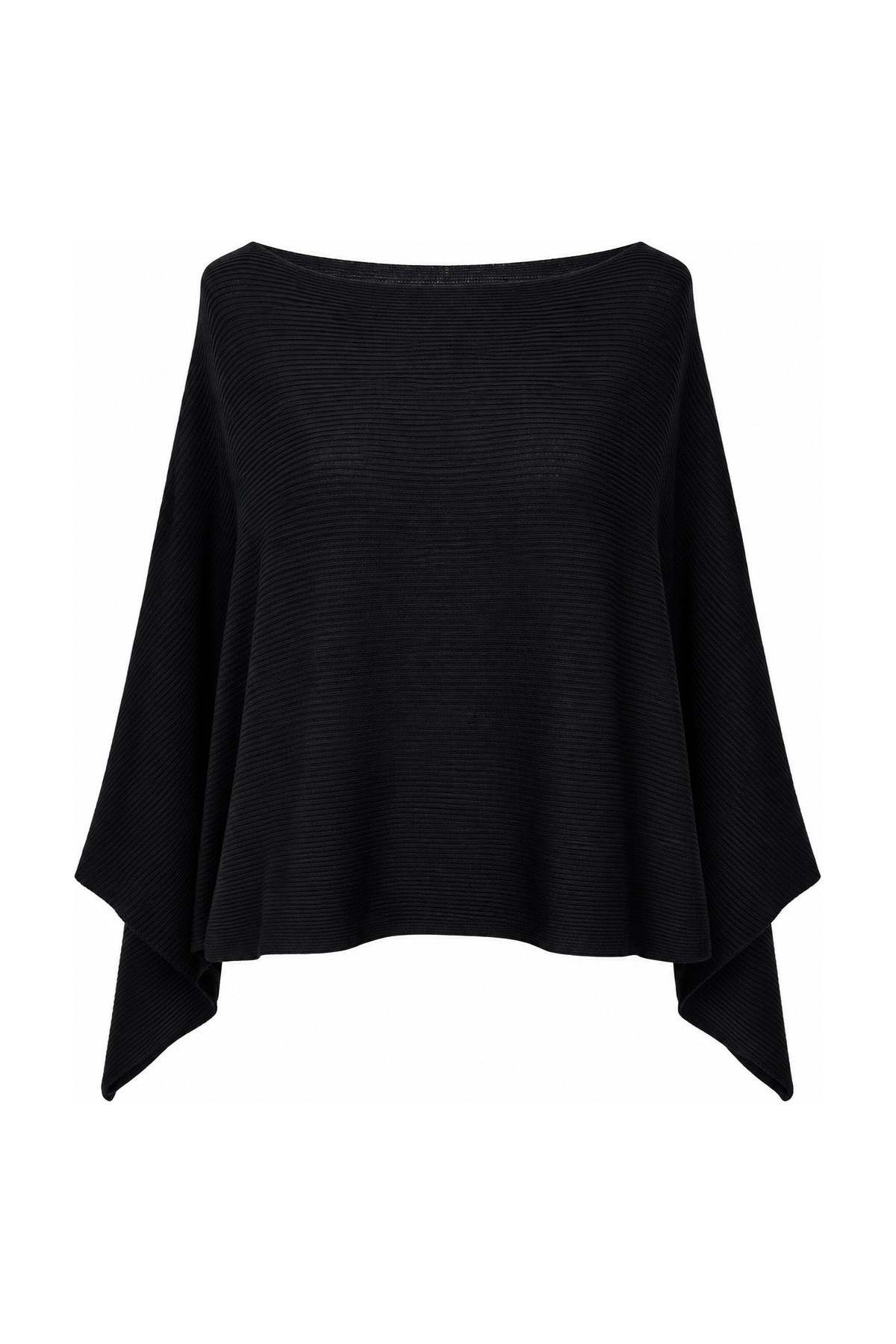 Boat Neck Batwing Sleeve Jumper — photograph 2