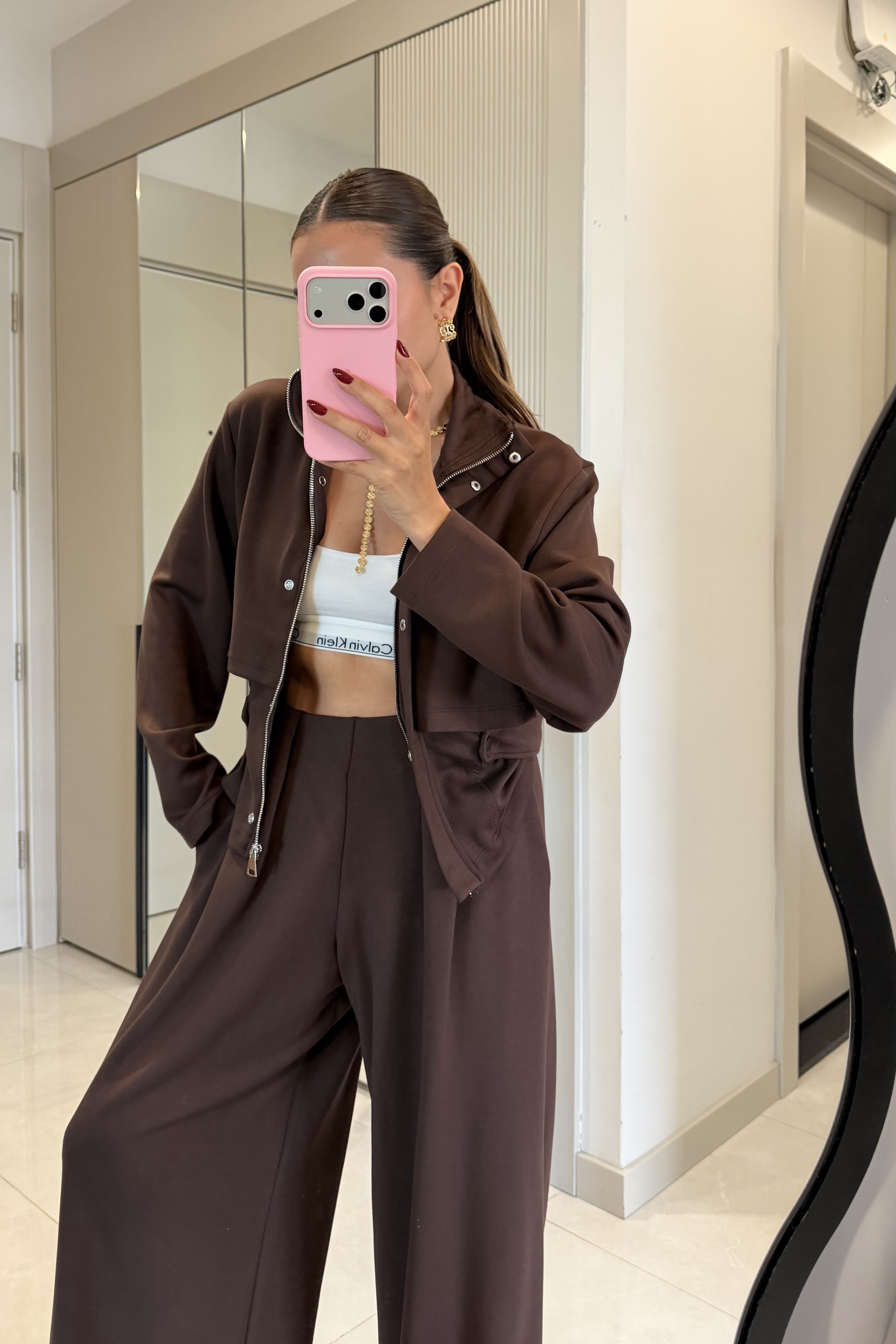 Arianna Button Detail Wide Leg Set — photograph 2