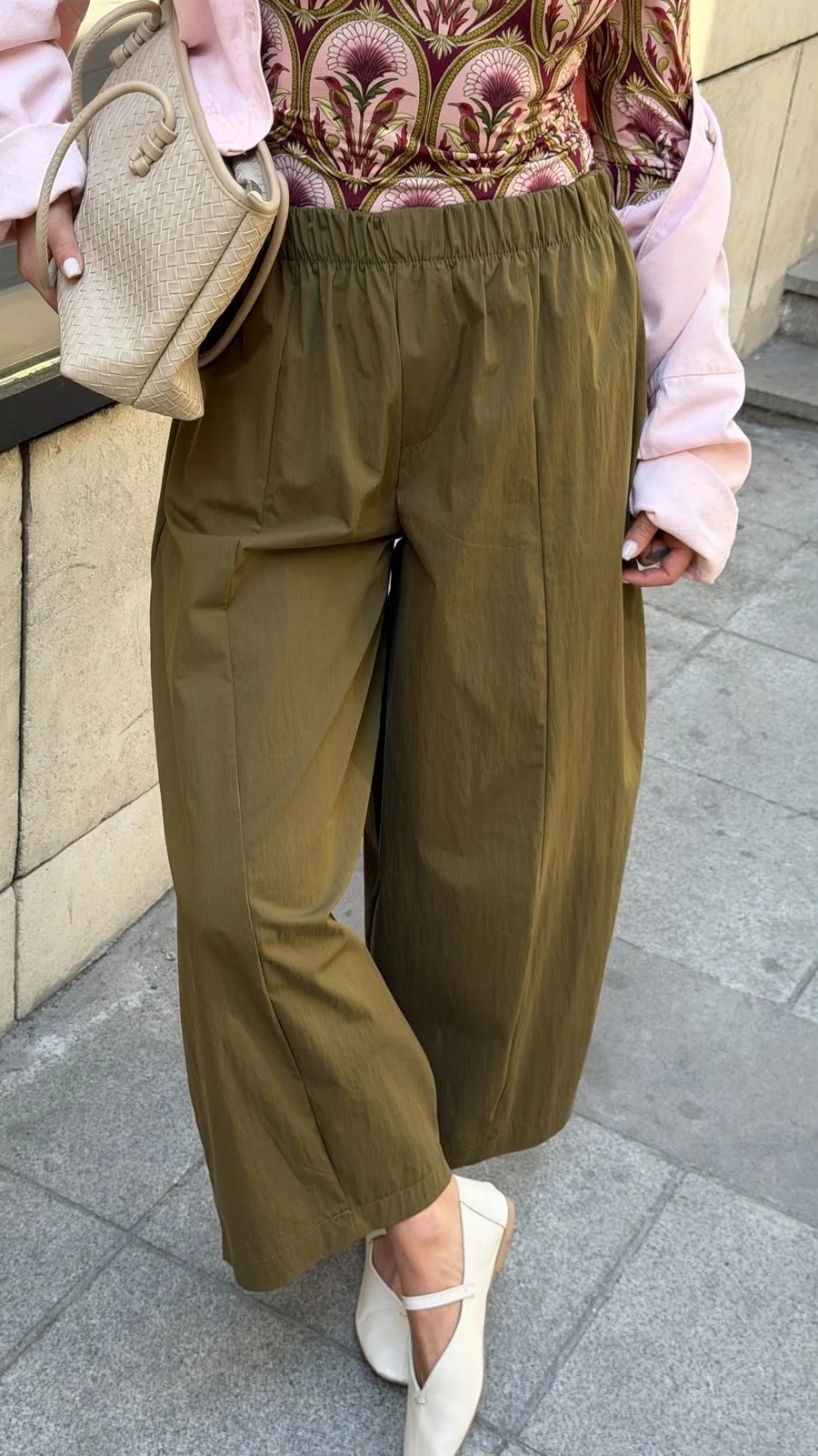 Elasticated Waist Detail Balon Trousers