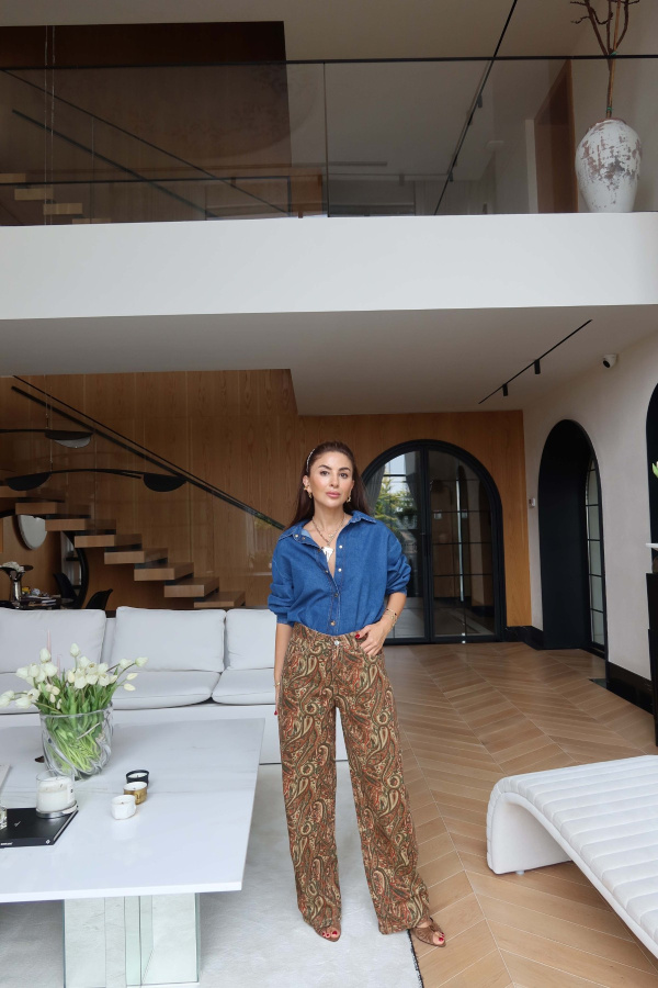 Etnik Patterned Trousers