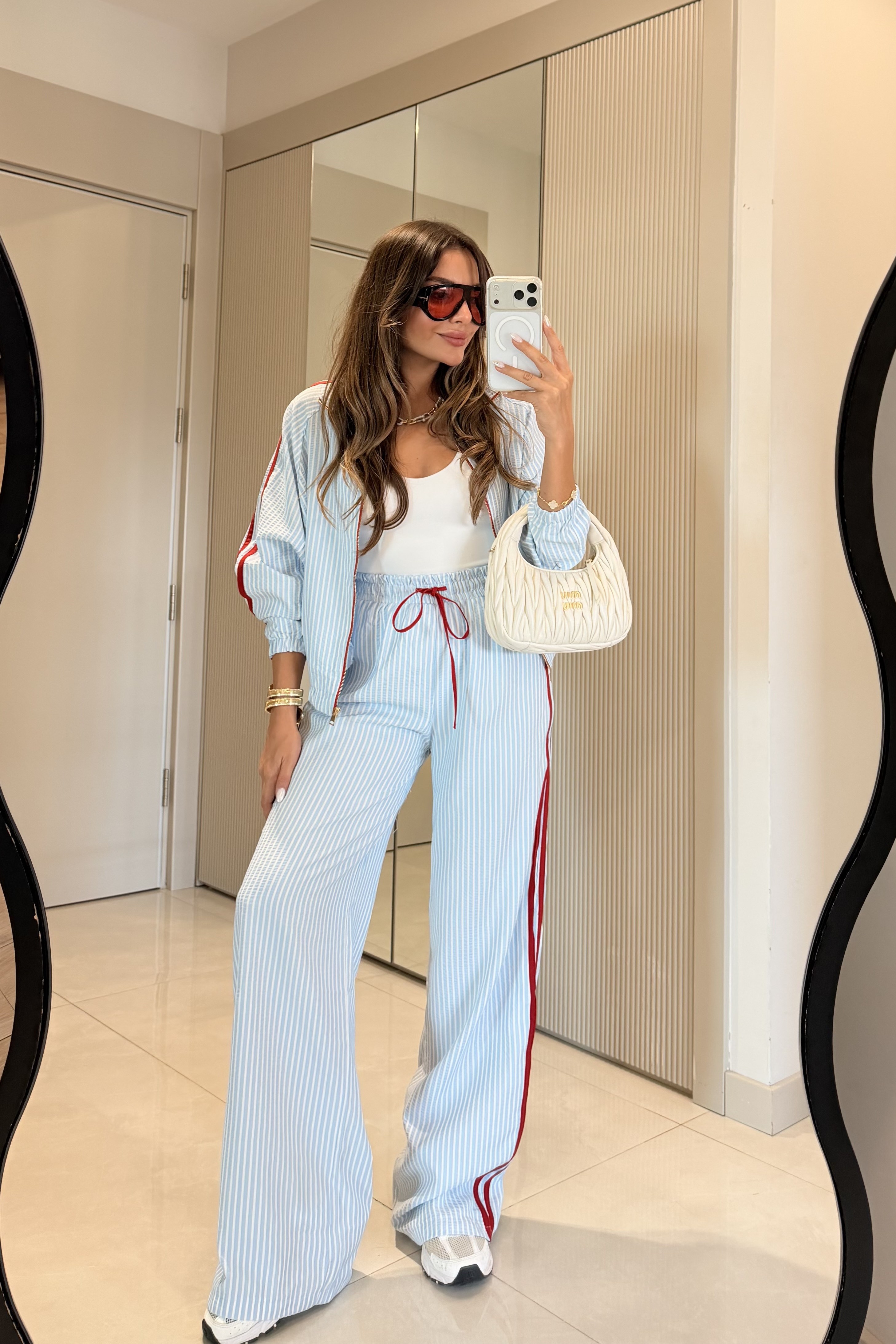 Larisa Striped Twst Set