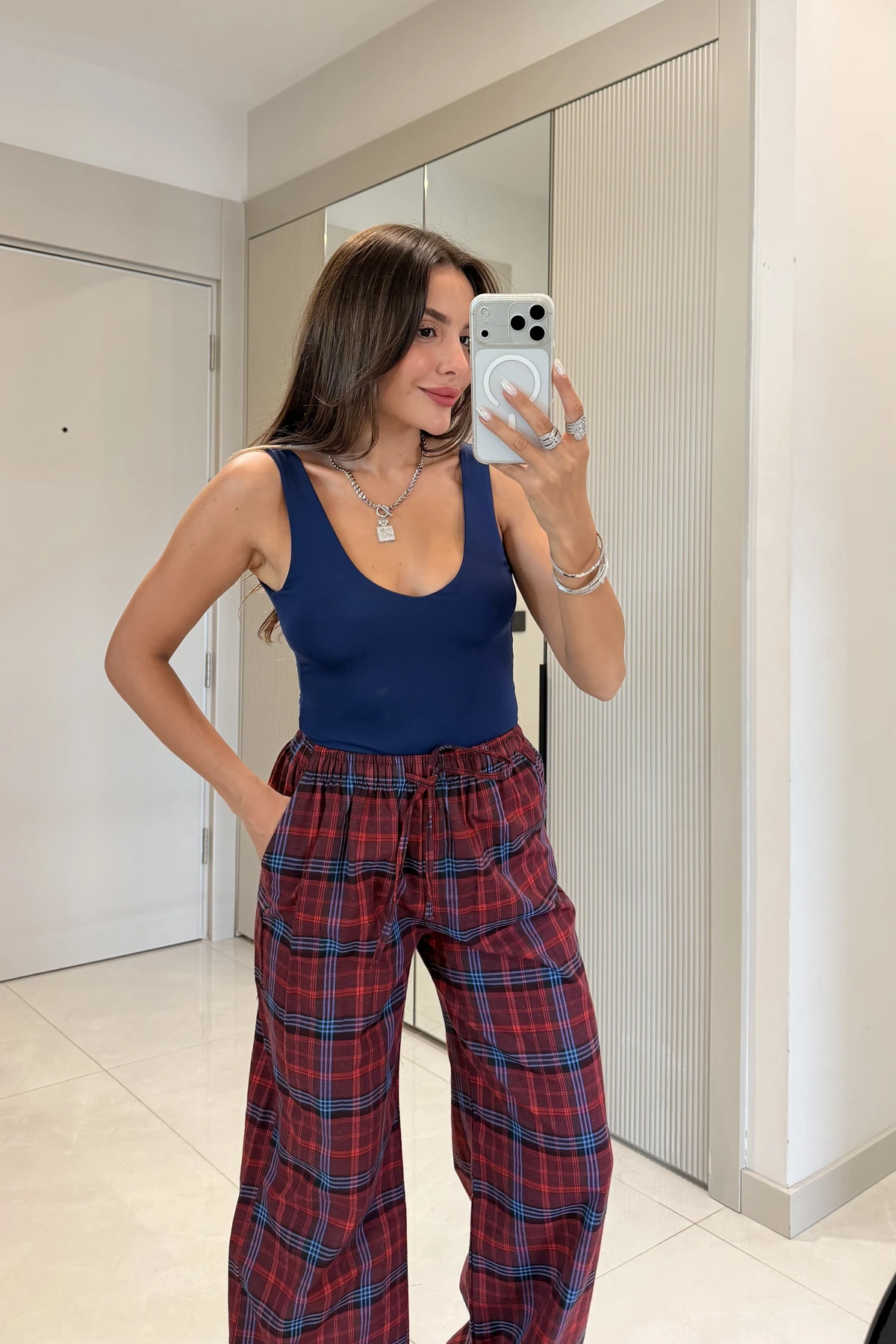 Denvis Navy Open Basic Bodysuit — photograph 5