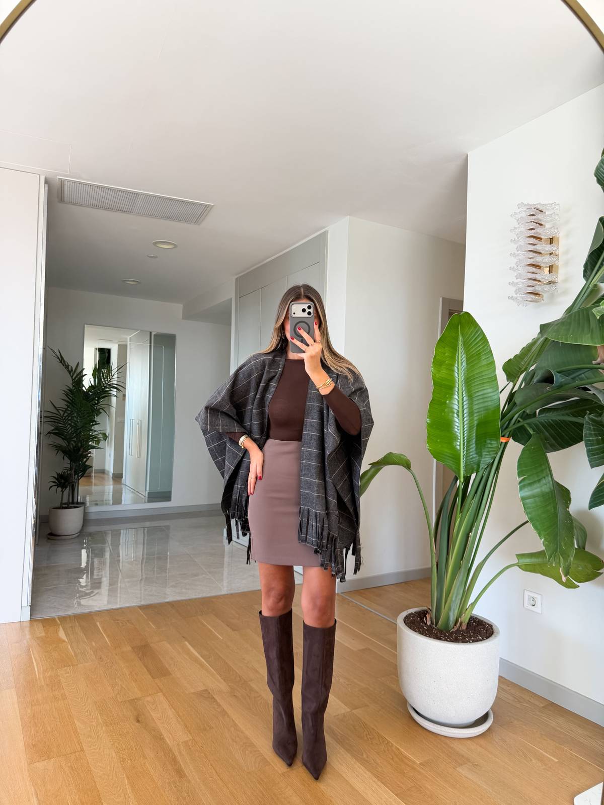 Terry Straight Cut Skirt