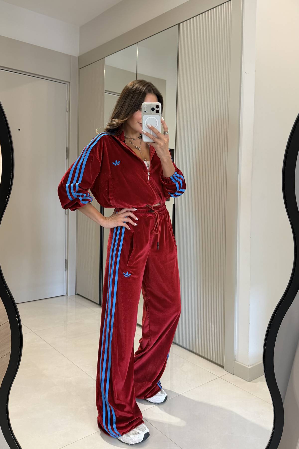 Adelina Red Velvet Set