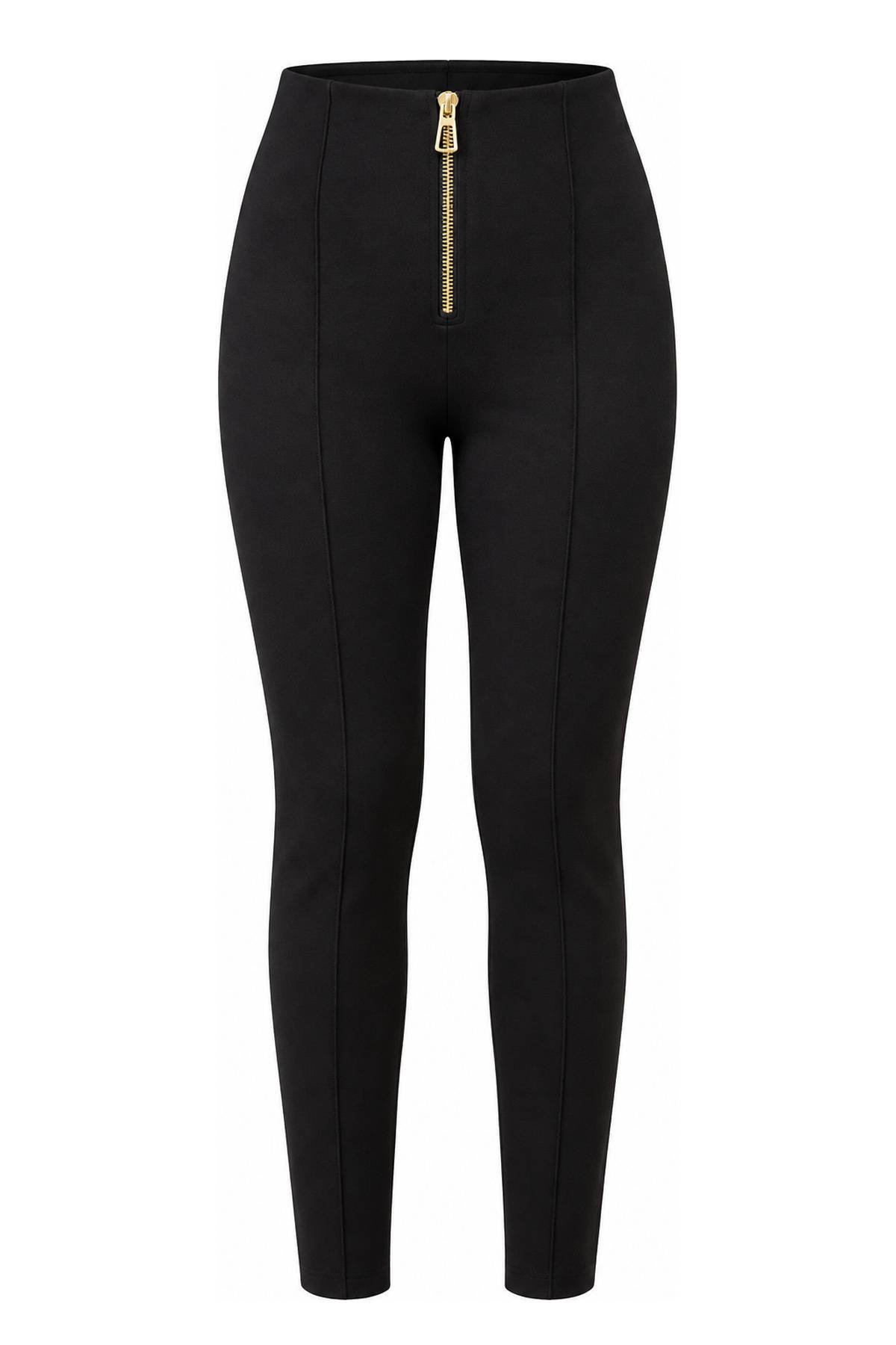 Gold Zip Tayt Trousers — photograph 3