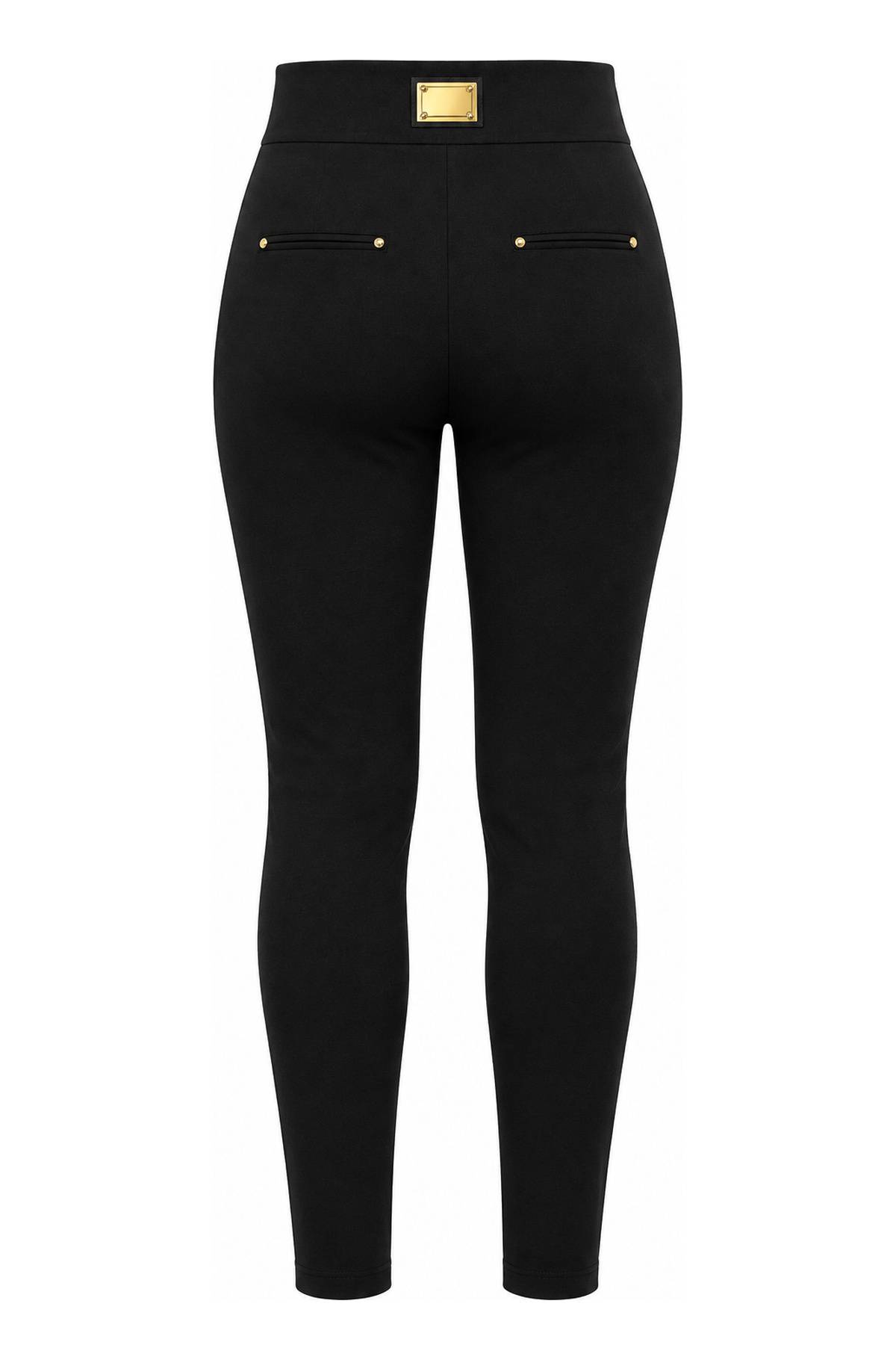 Gold Zip Tayt Trousers — photograph 4