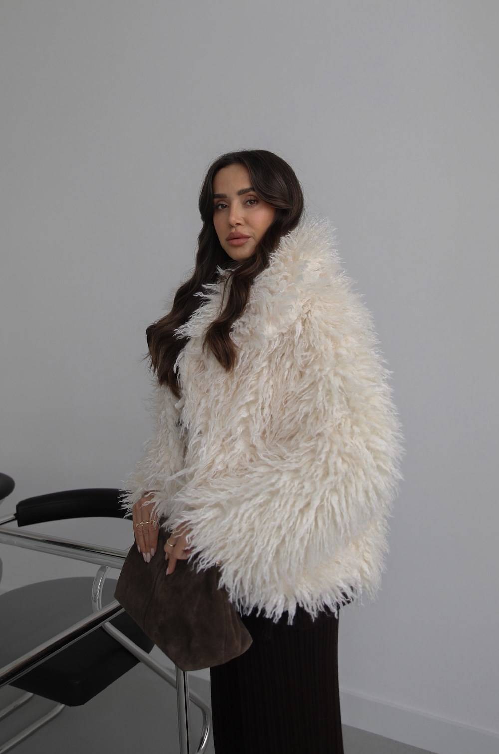 Powell Faux Fur Jacket — photograph 3