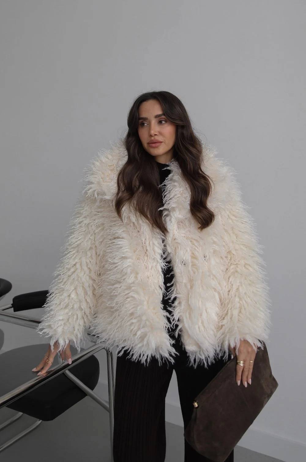 Powell Faux Fur Jacket — photograph 4