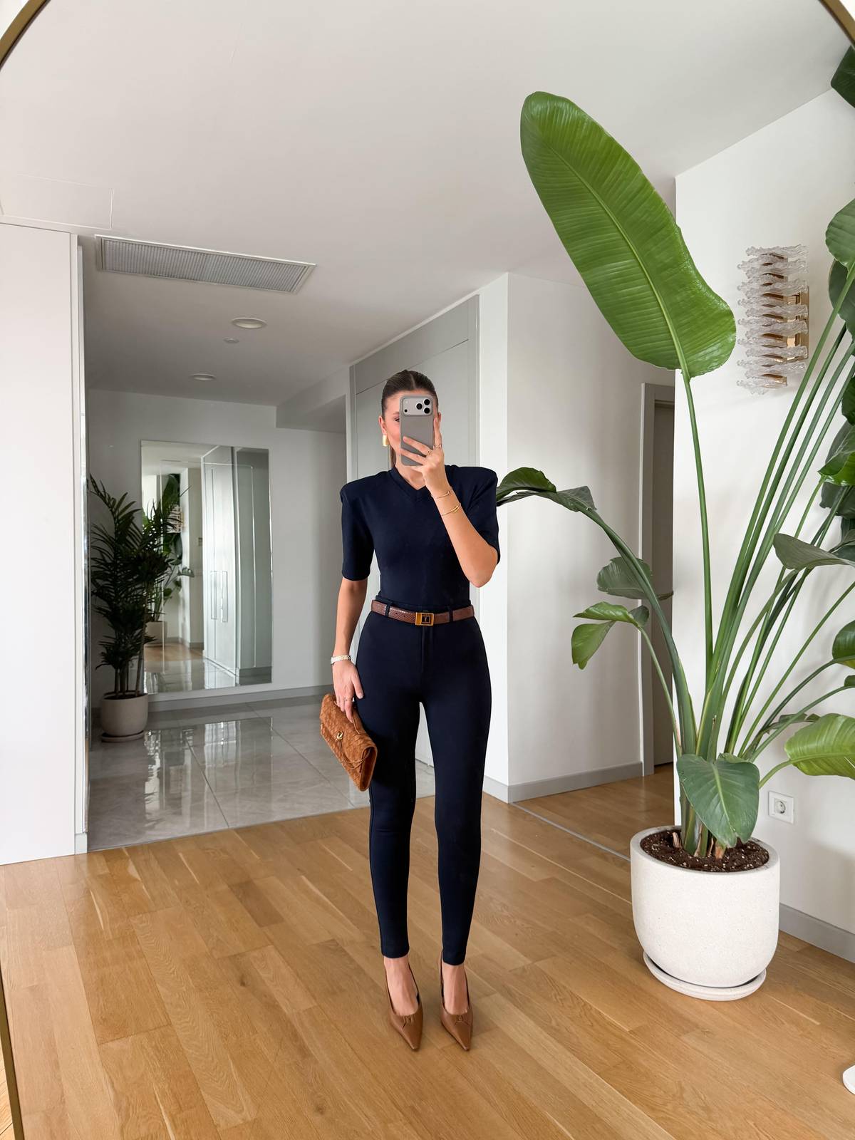 High Waist Legging Trousers — photograph 4