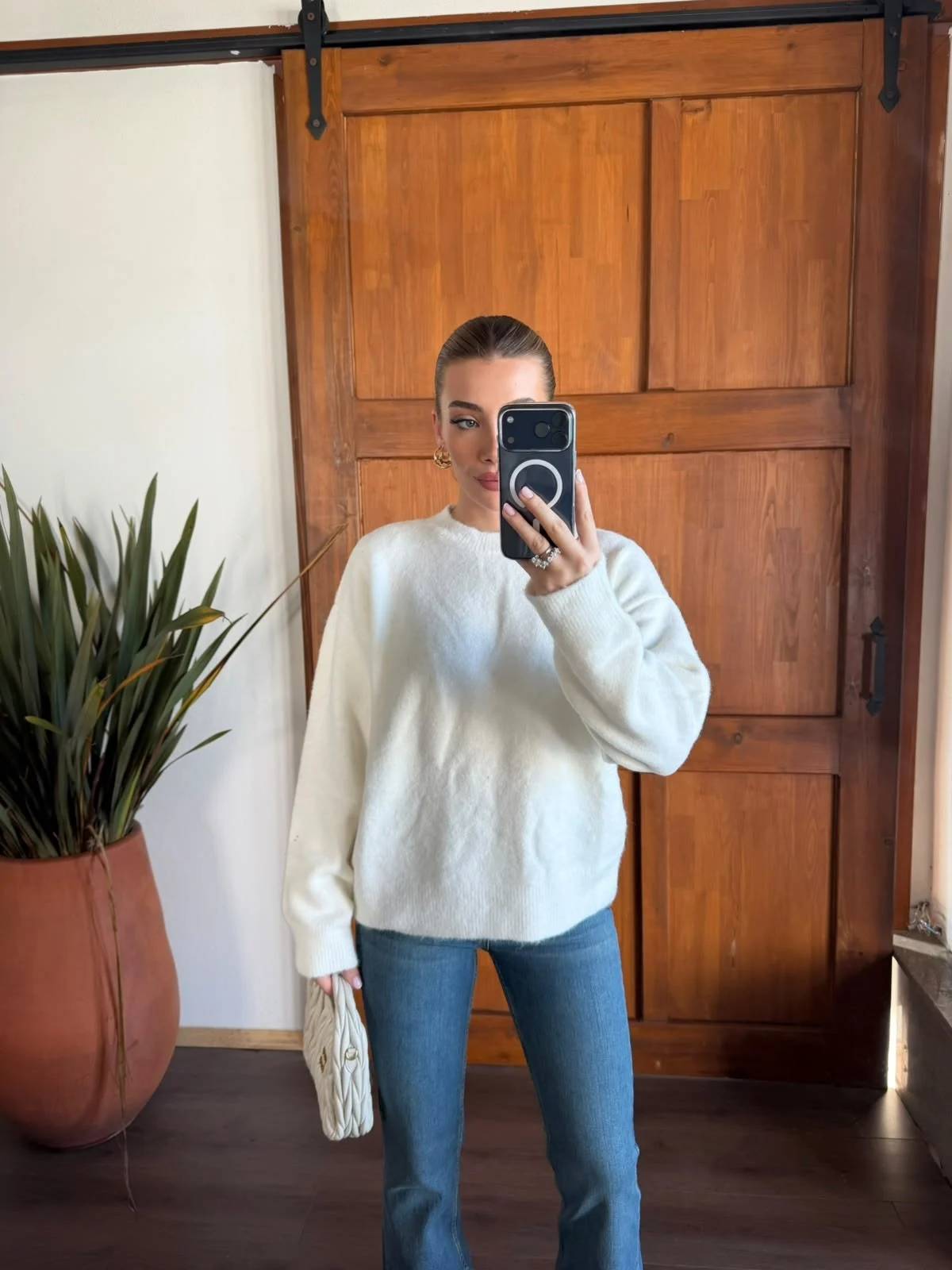 Crew Neck Soft Knit Jumper