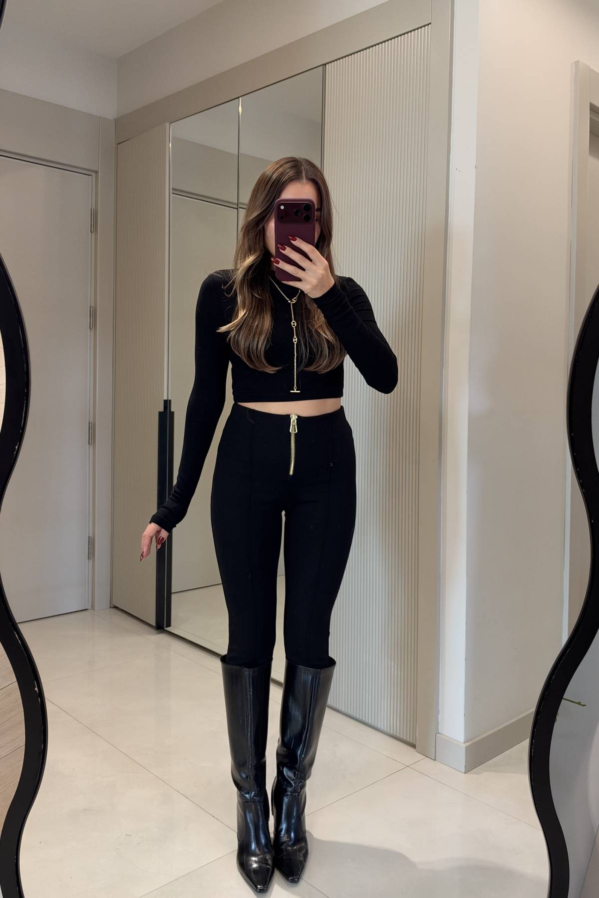 Holly Gold Detail Shaping Leggings