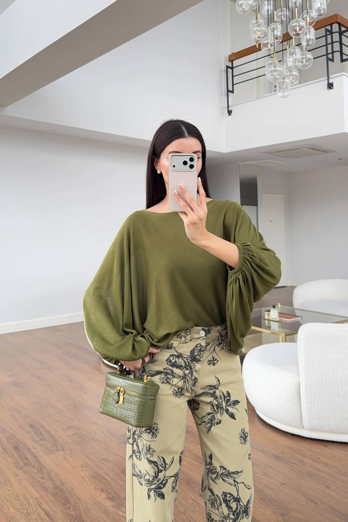 Batwing Sleeve Knit Jumper