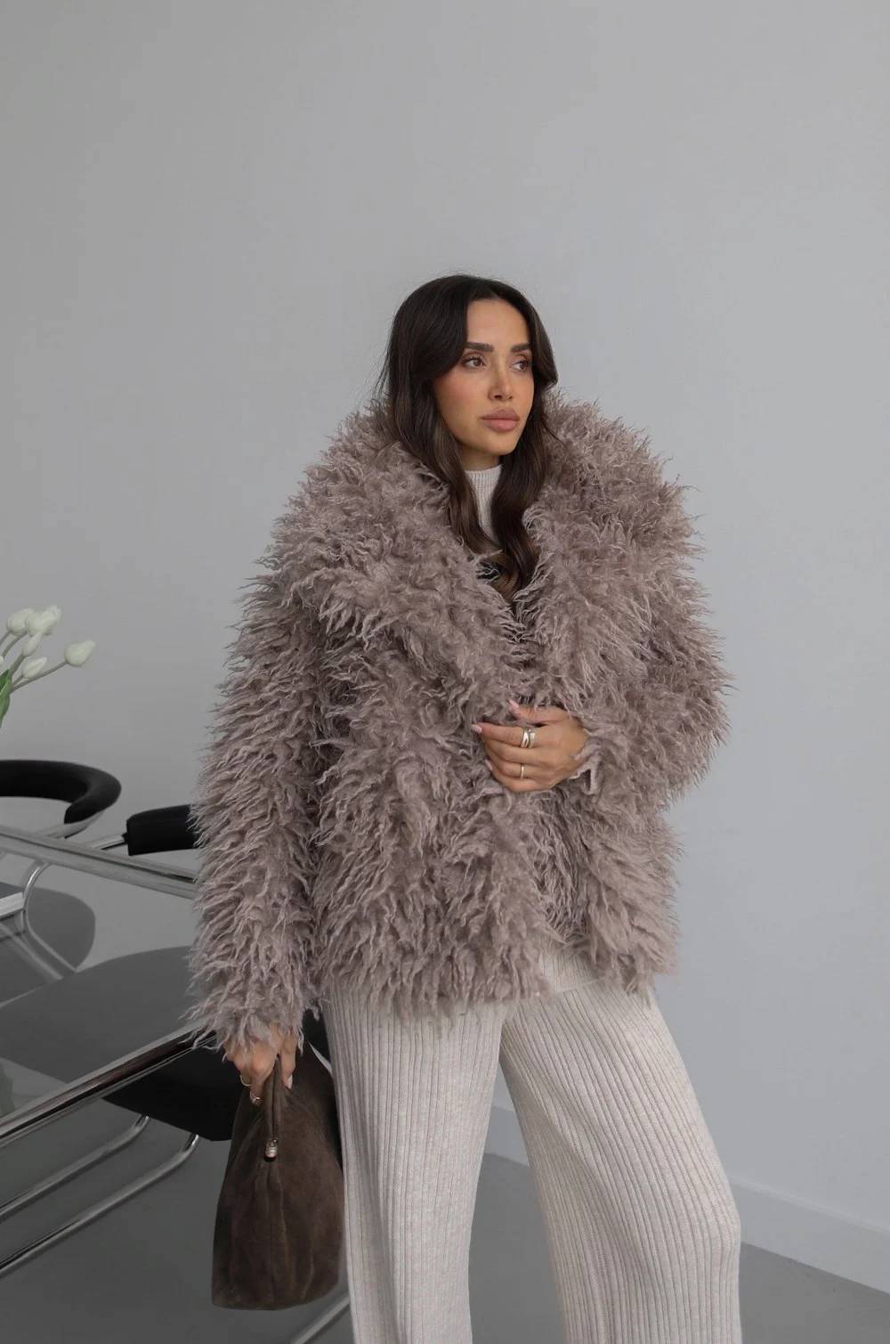 Powell Faux Fur Jacket — photograph 3