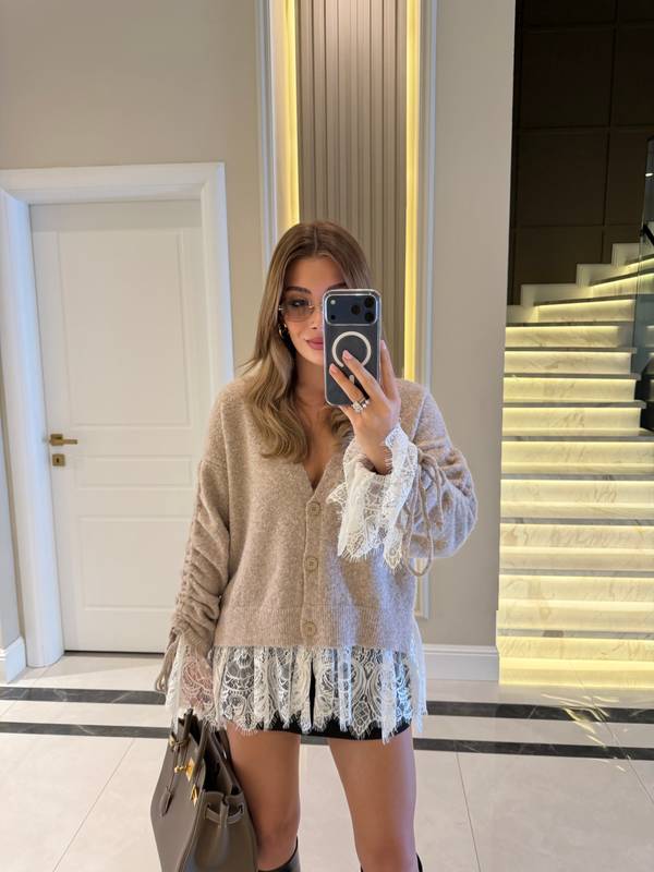Lace Detail Cardigan