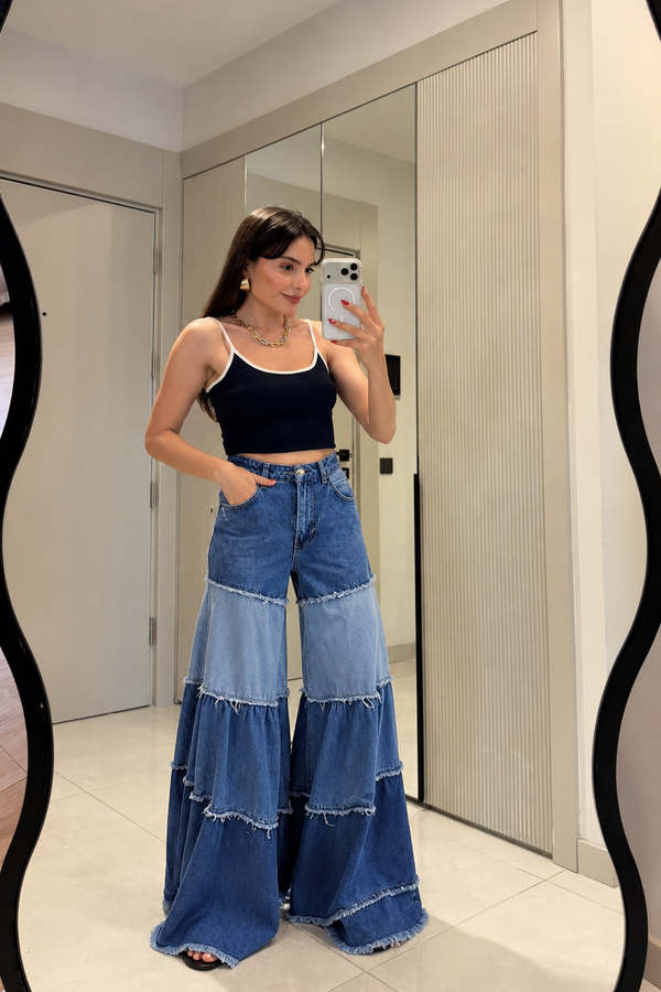 Miane Pinterest Layered Jeans