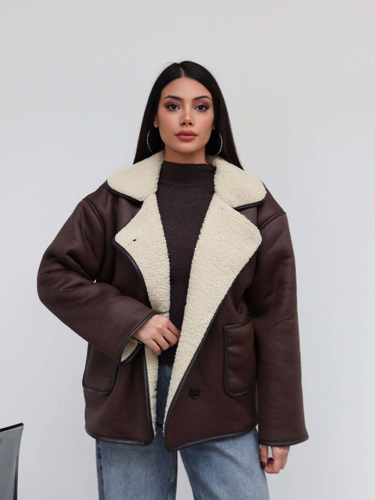 Patch Pocket Suede Jacket — photograph 1
