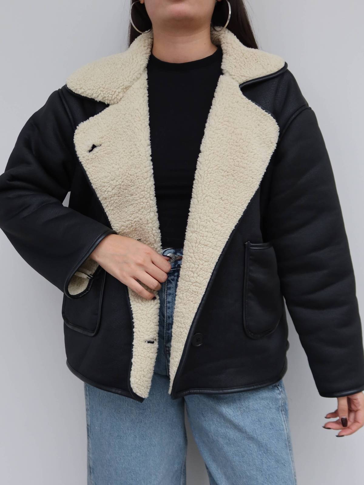 Patch Pocket Suede Jacket — photograph 2
