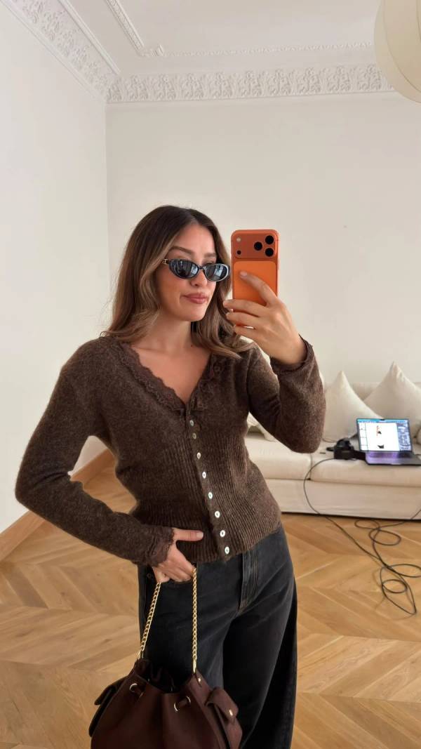 Lace Detail Cardigan