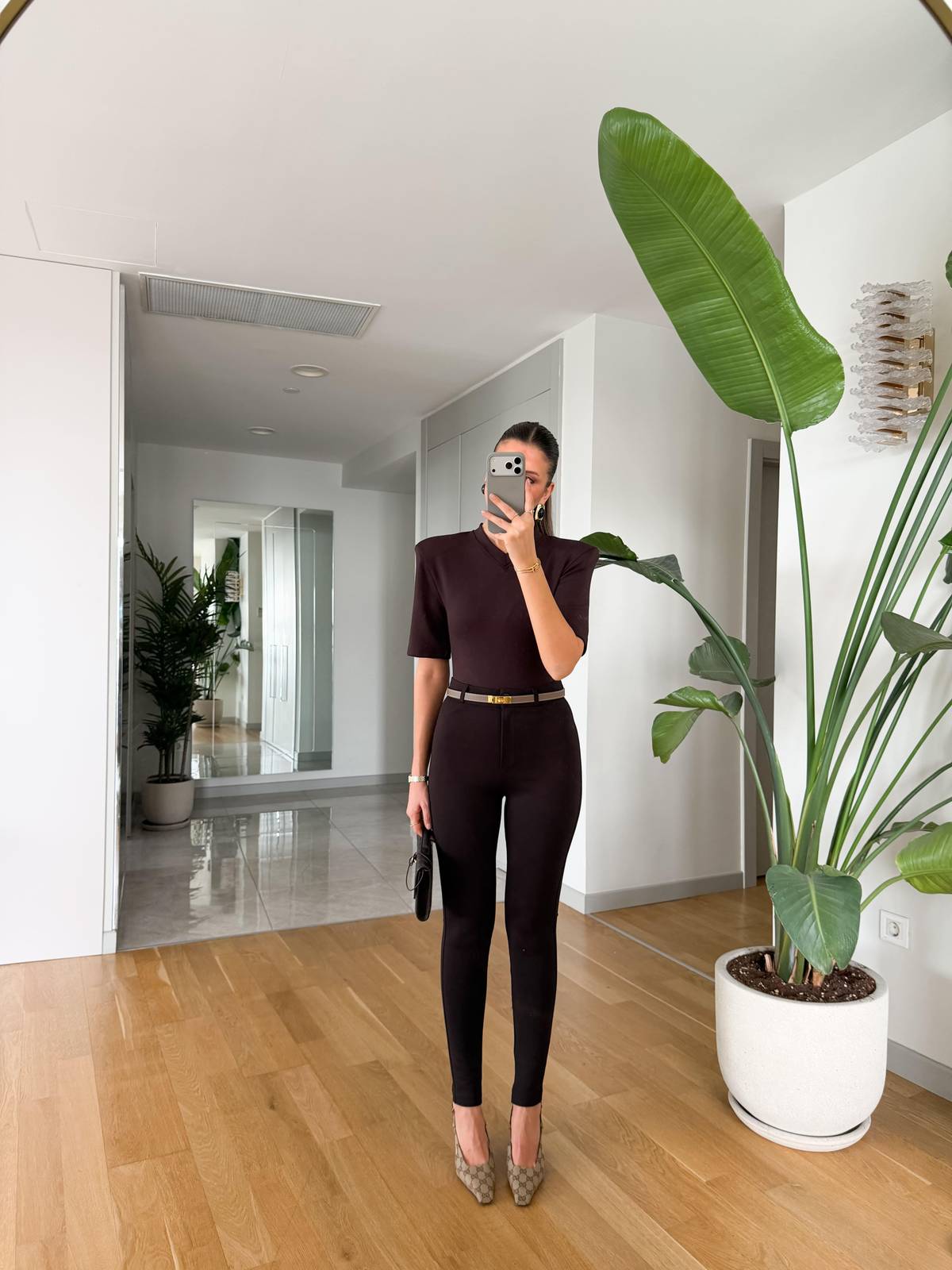 High Waist Legging Trousers — photograph 4
