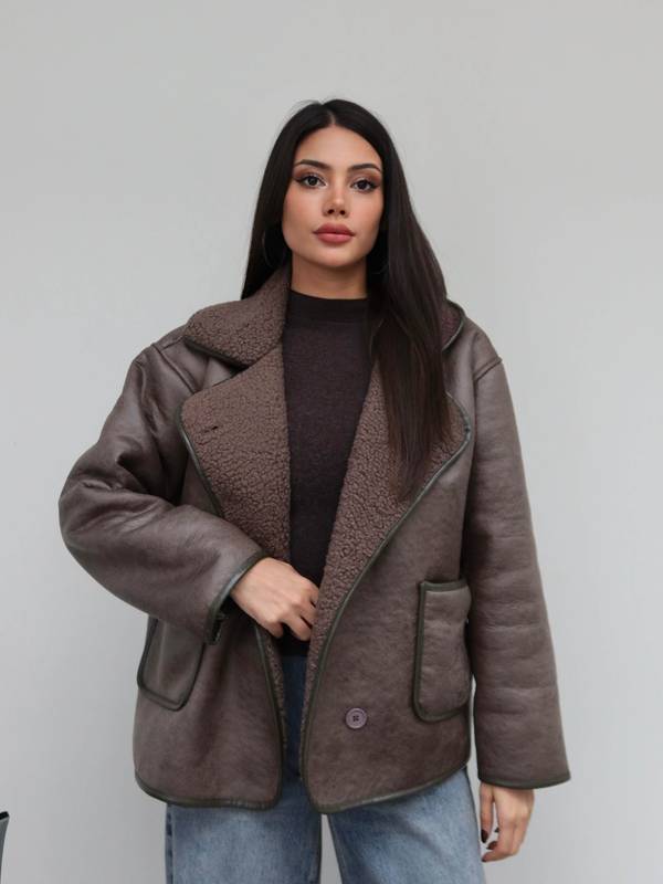 Patch Pocket Suede Jacket