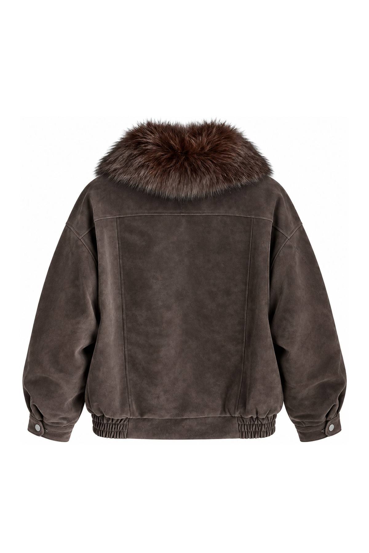 Premium Fur Collar And Lined Coat — photograph 3