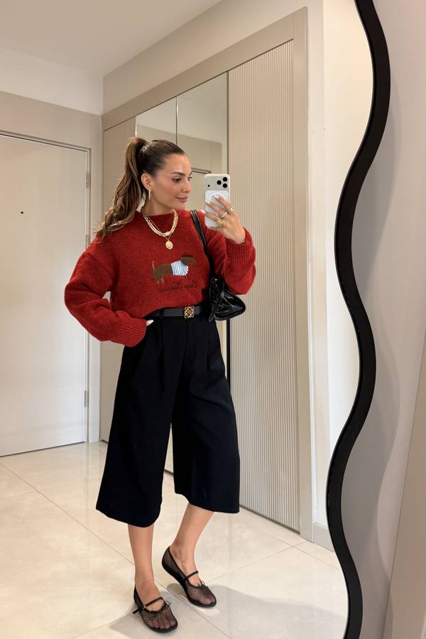 Chiara Wide Leg Capri Trousers