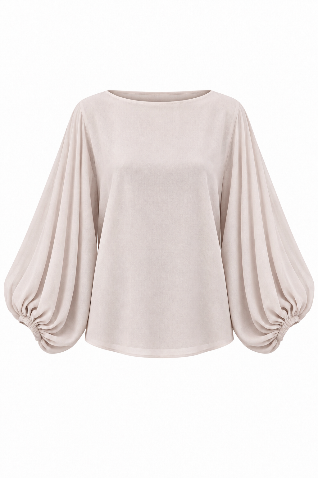 Batwing Sleeve Ecru Knit — photograph 2