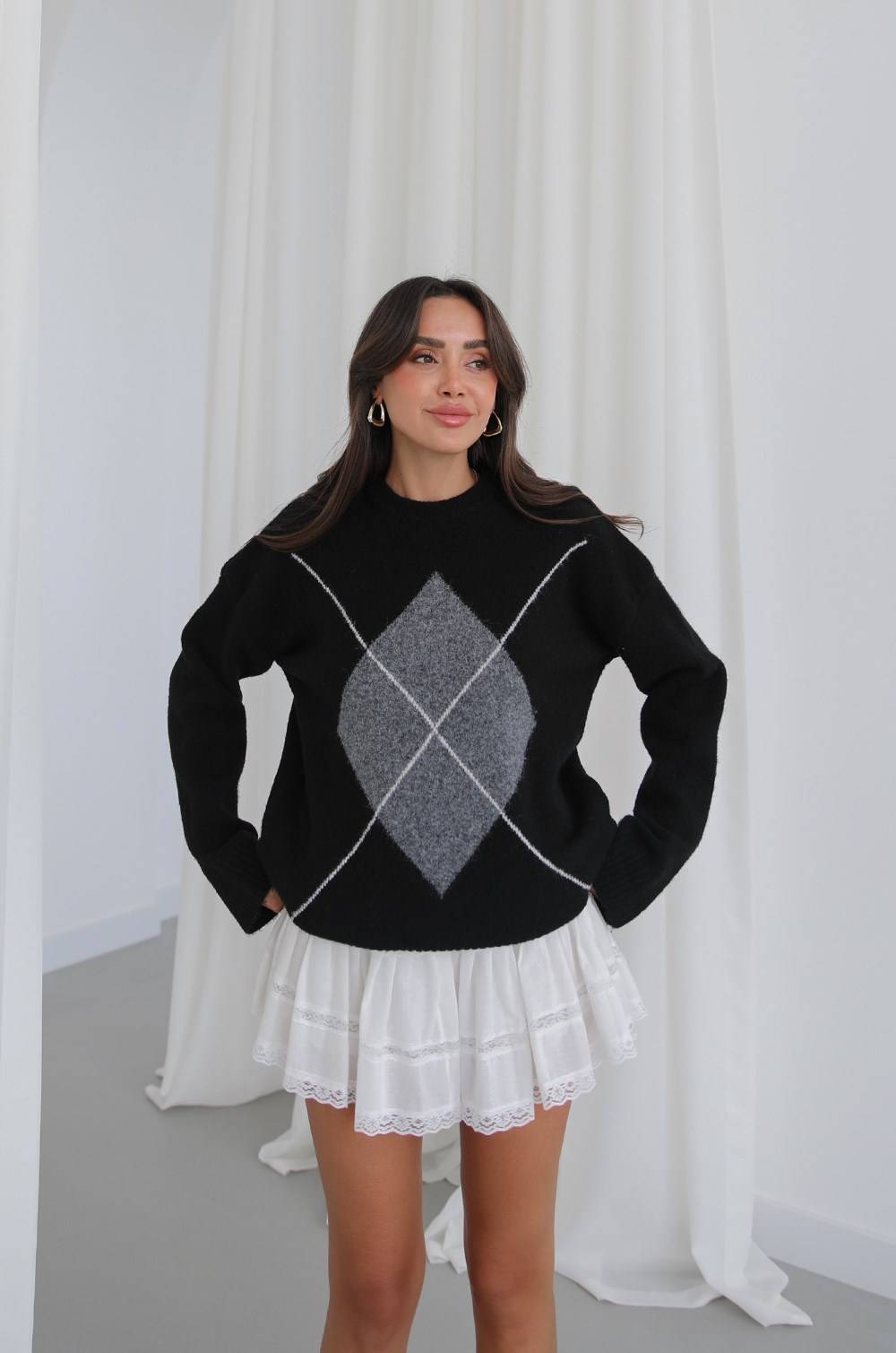 Elva Argyle Jumper — photograph 3