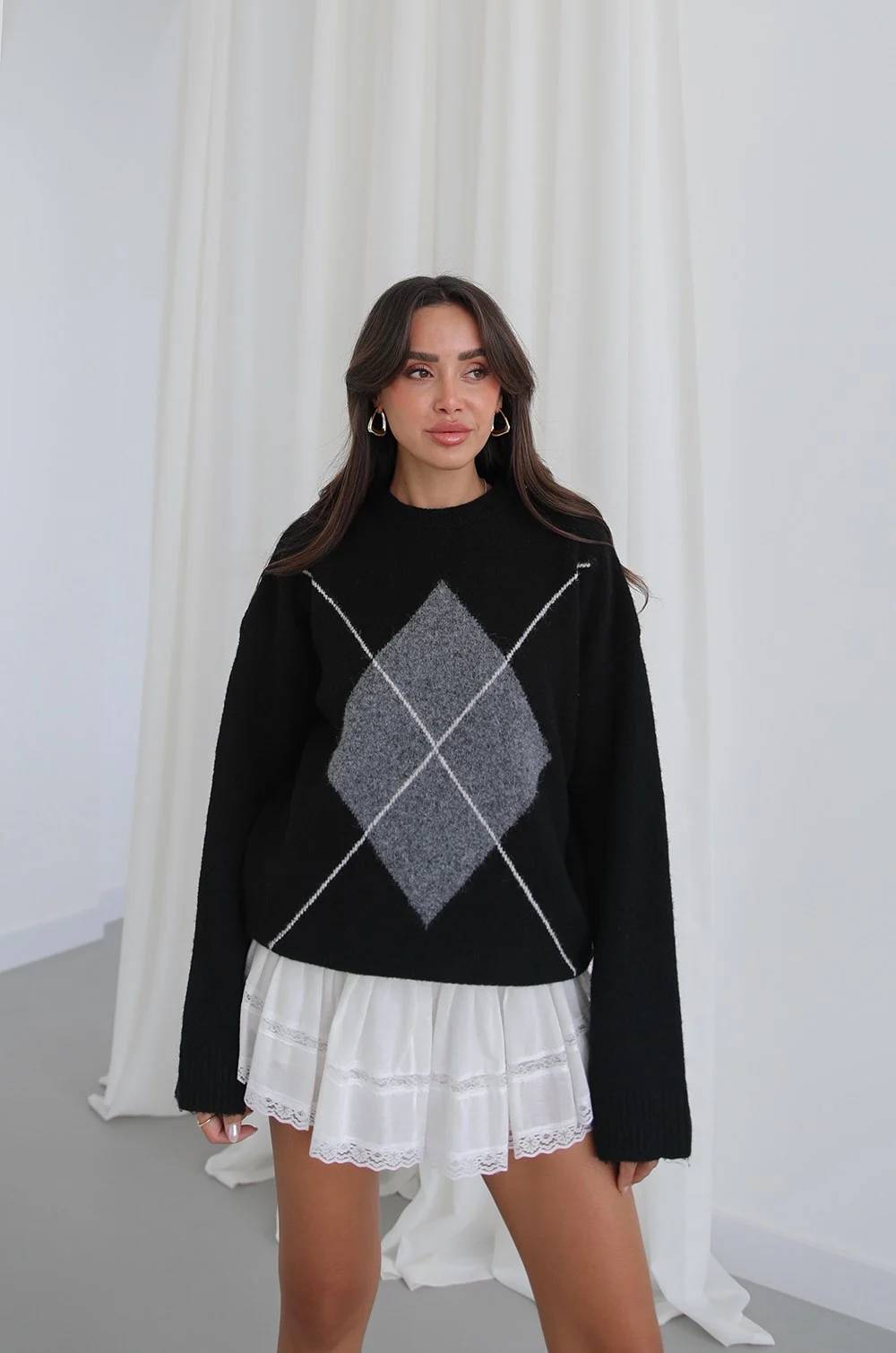 Elva Argyle Jumper — photograph 1