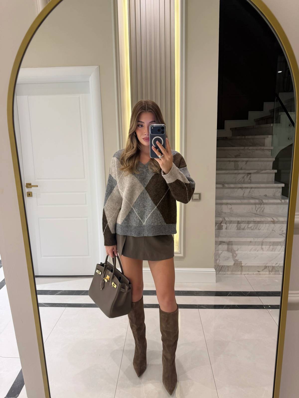 Diamond Pattern Jumper