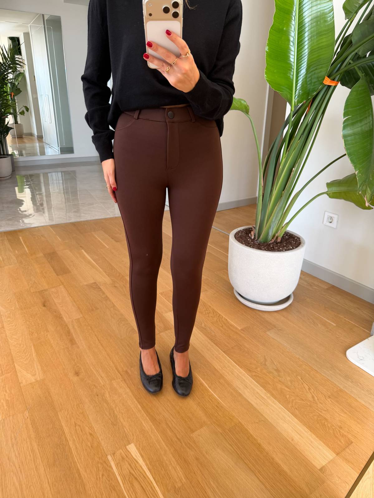 High Waist Legging Trousers — photograph 3