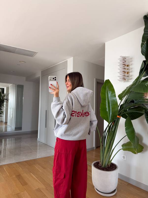 Boho Back Print Sweatshirt