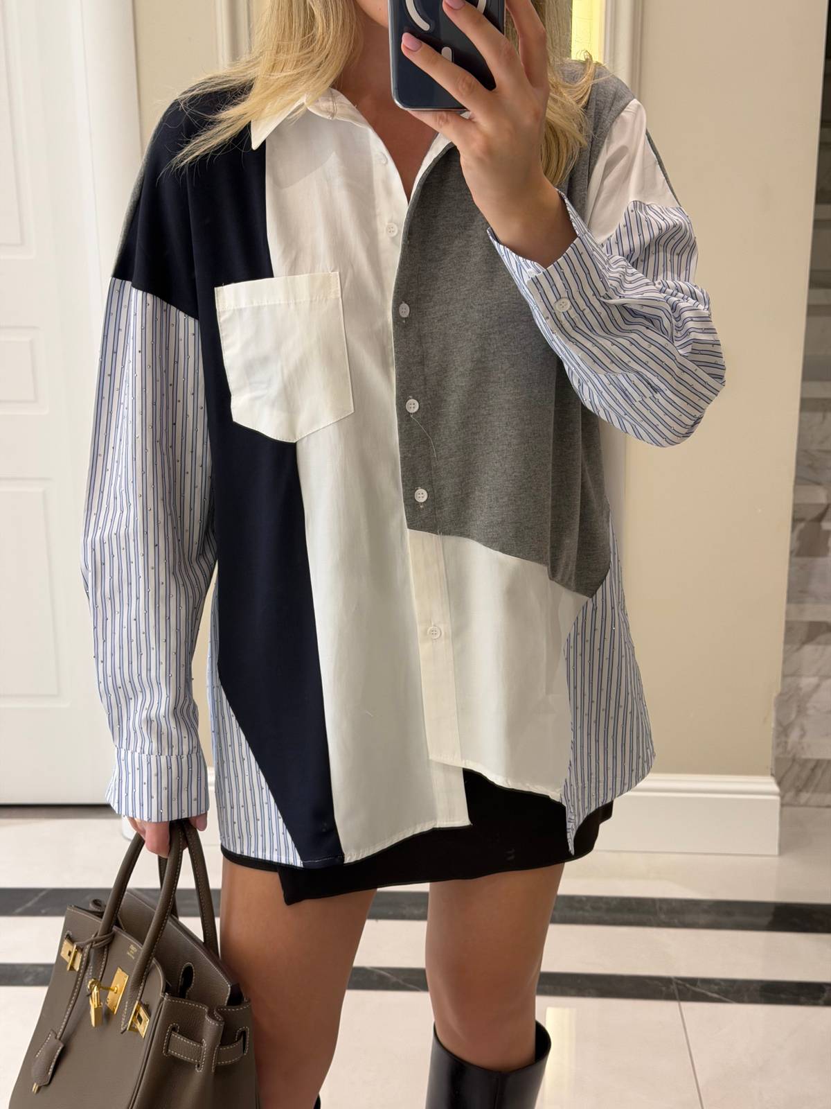 Via Stone Embellished Shirt — photograph 3