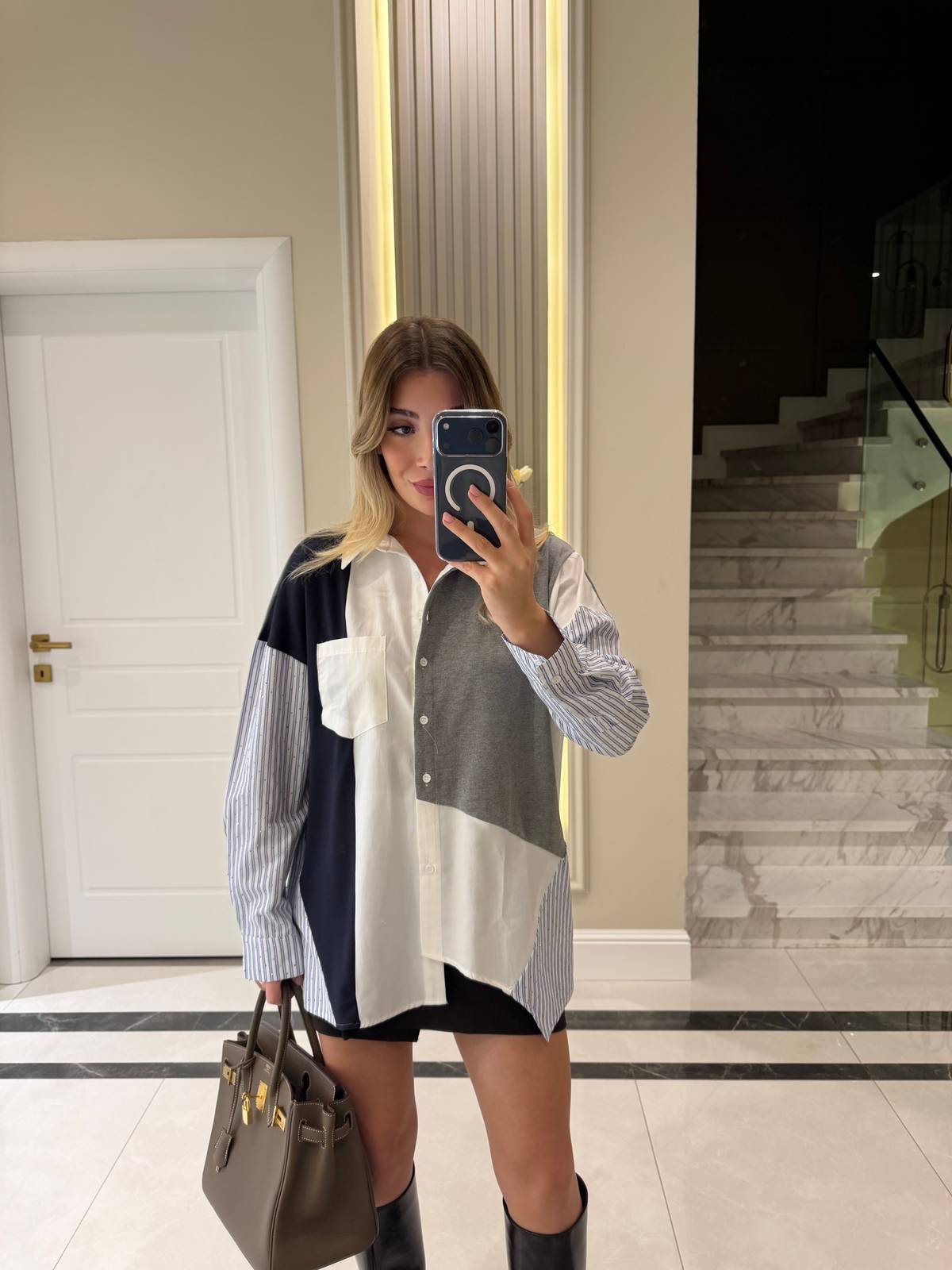 Via Stone Embellished Shirt — photograph 1