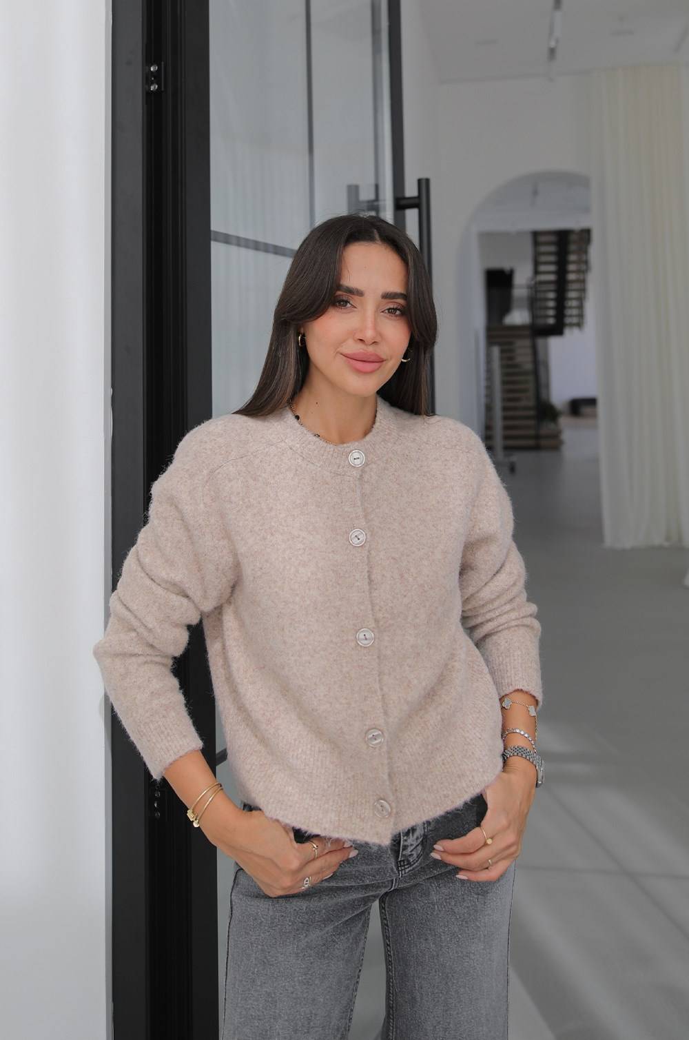 Soft Textured Knit Cardigan