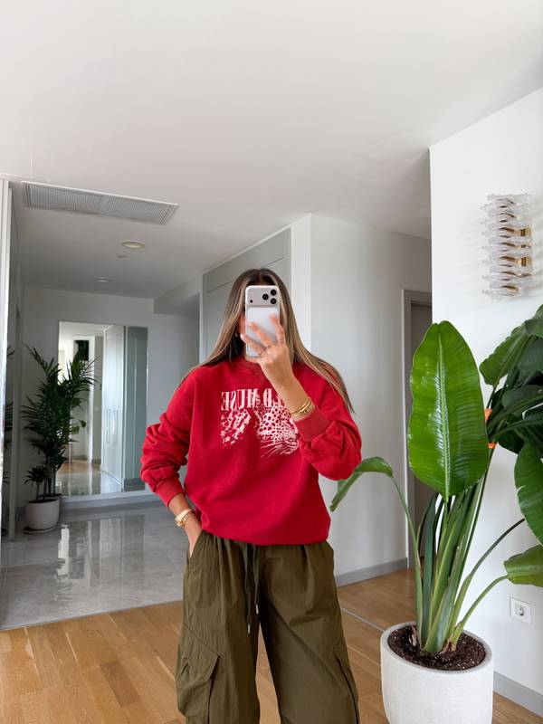 Wild Muse Print Sweatshirt