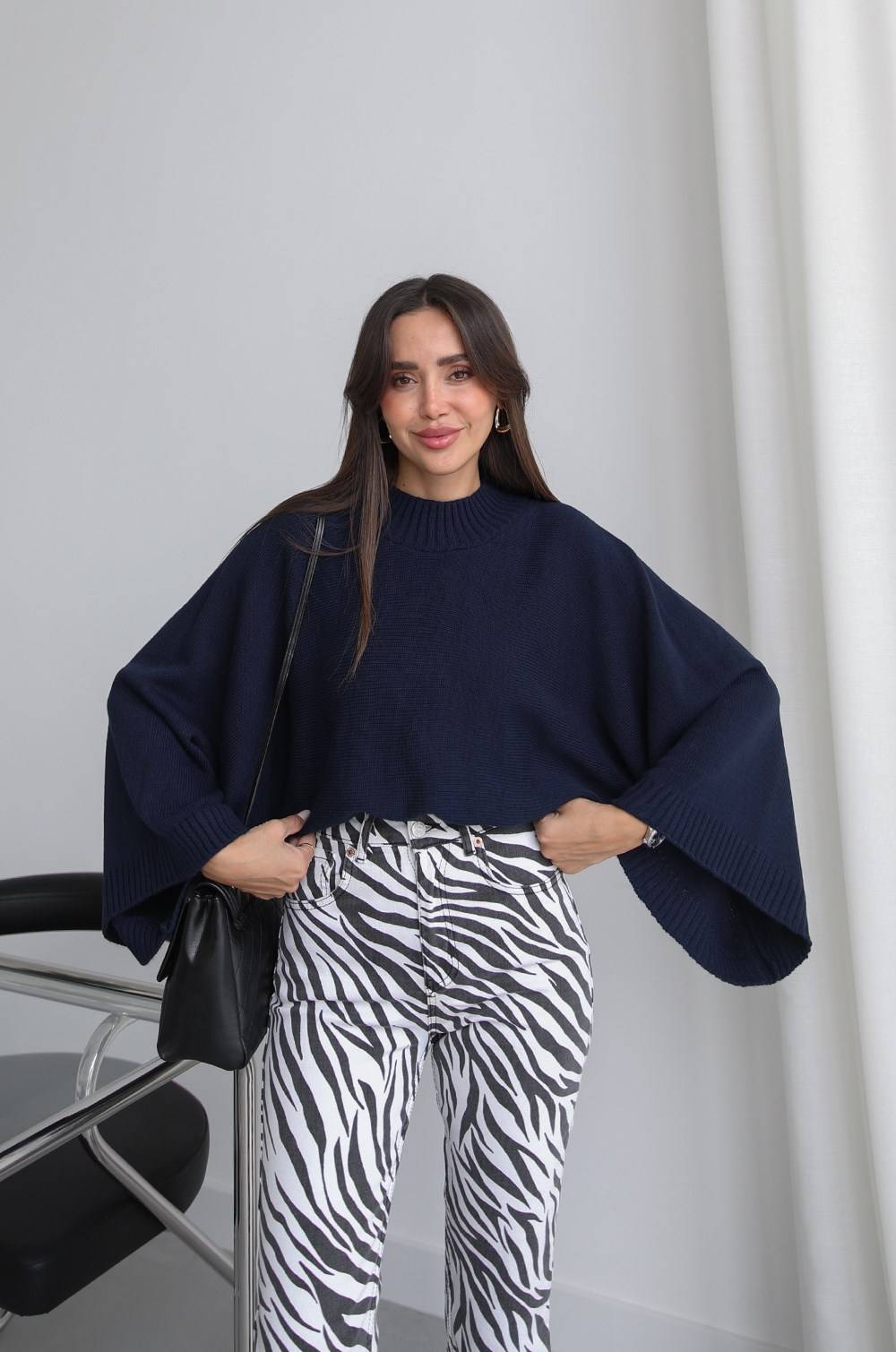 Arden Batwing Sleeve Ribbed Jumper
