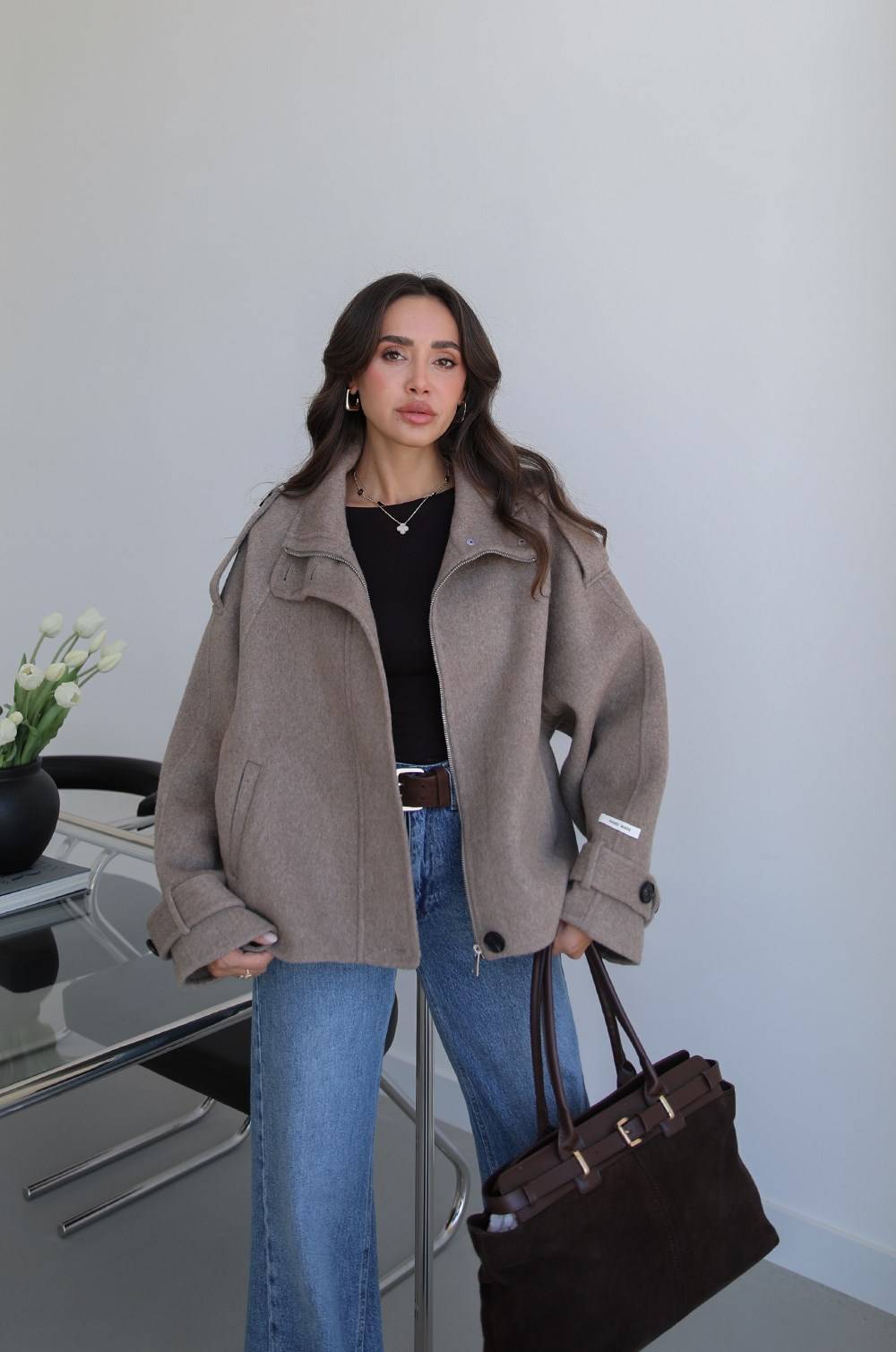 Mink Hand Made Premium Short Coat — photograph 4
