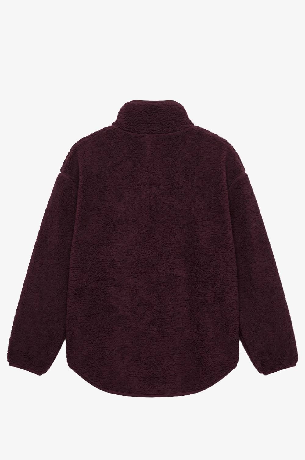 Plum Zip Polar Jacket — photograph 4