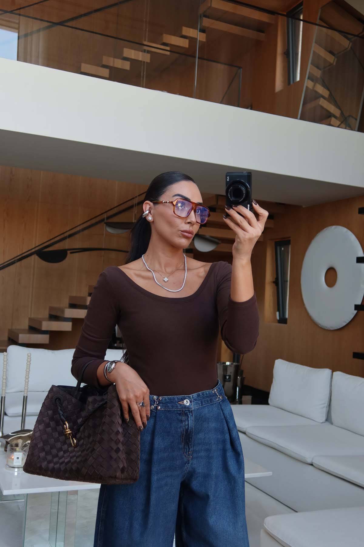 U Neck Basic Long Sleeve Top