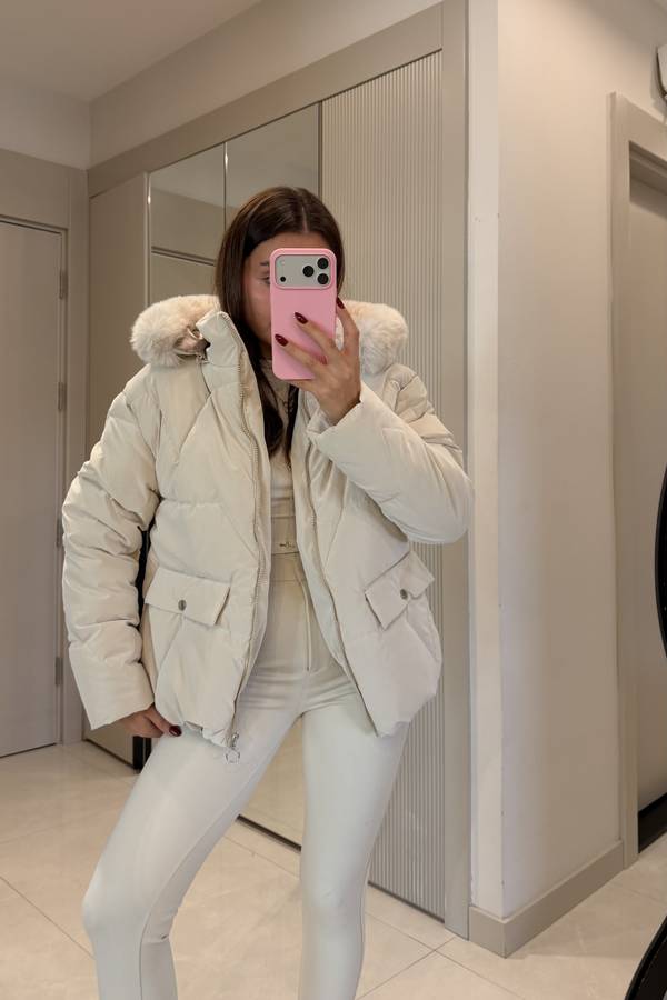 Angely Hooded Premium Puffer Coat
