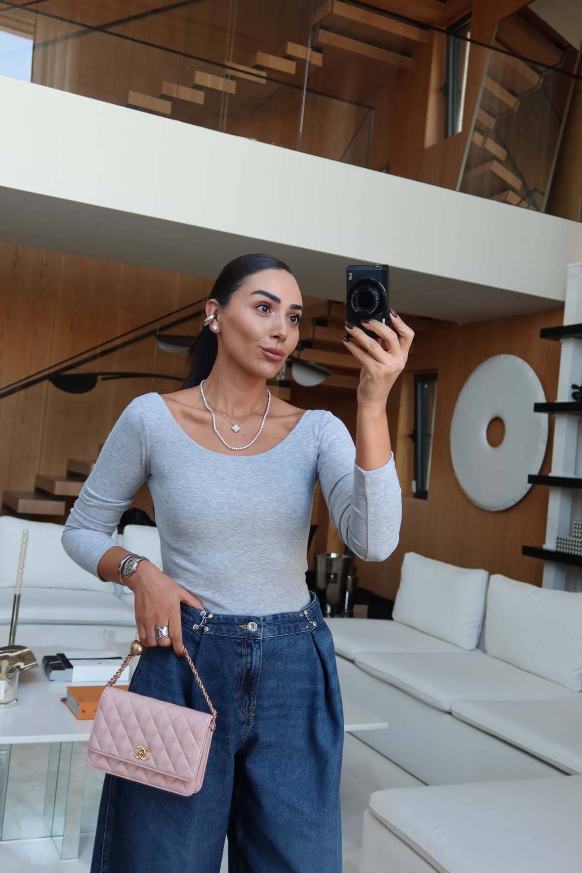 U Neck Basic Long Sleeve Top