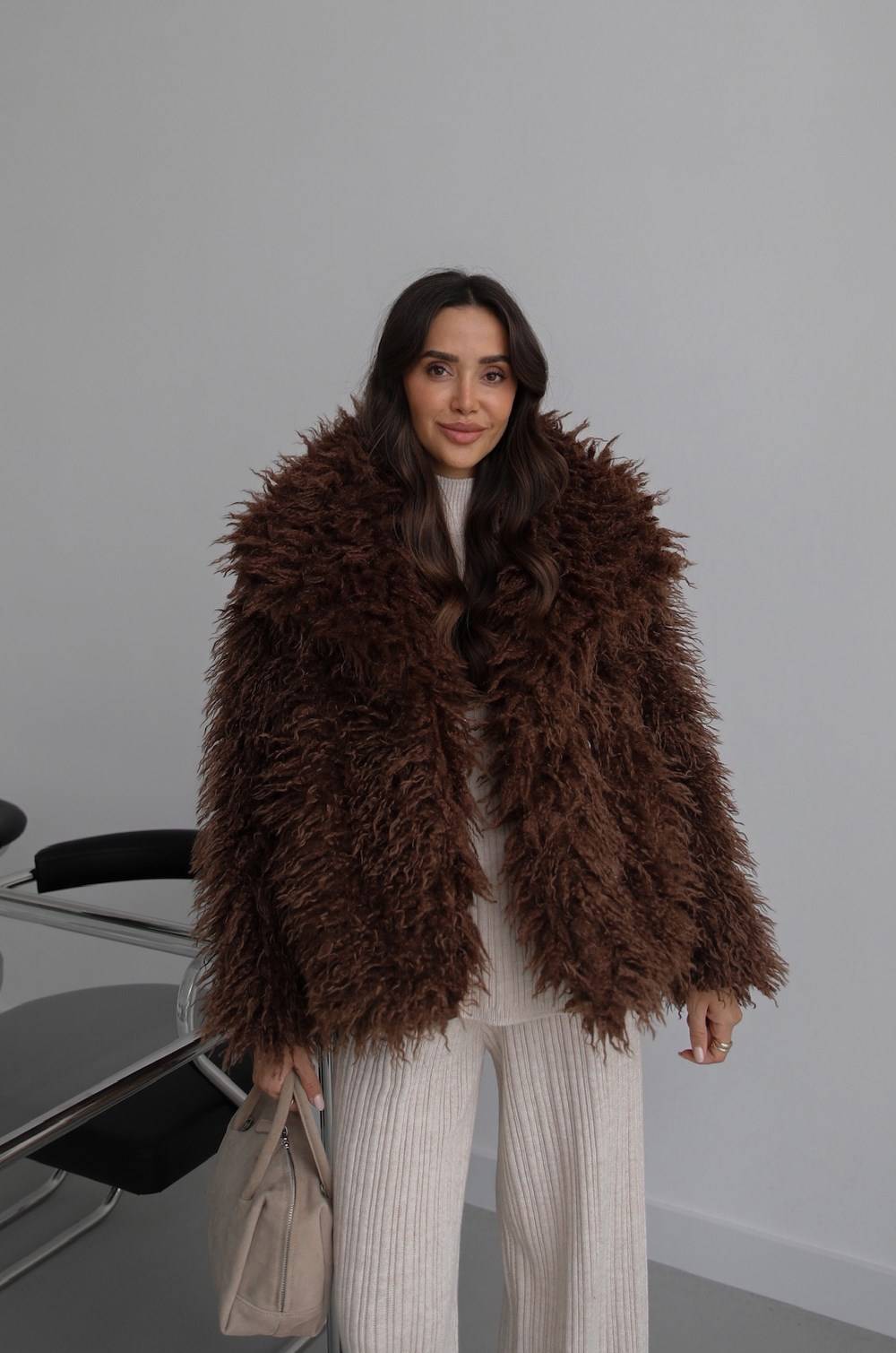 Powell Faux Fur Jacket — photograph 3