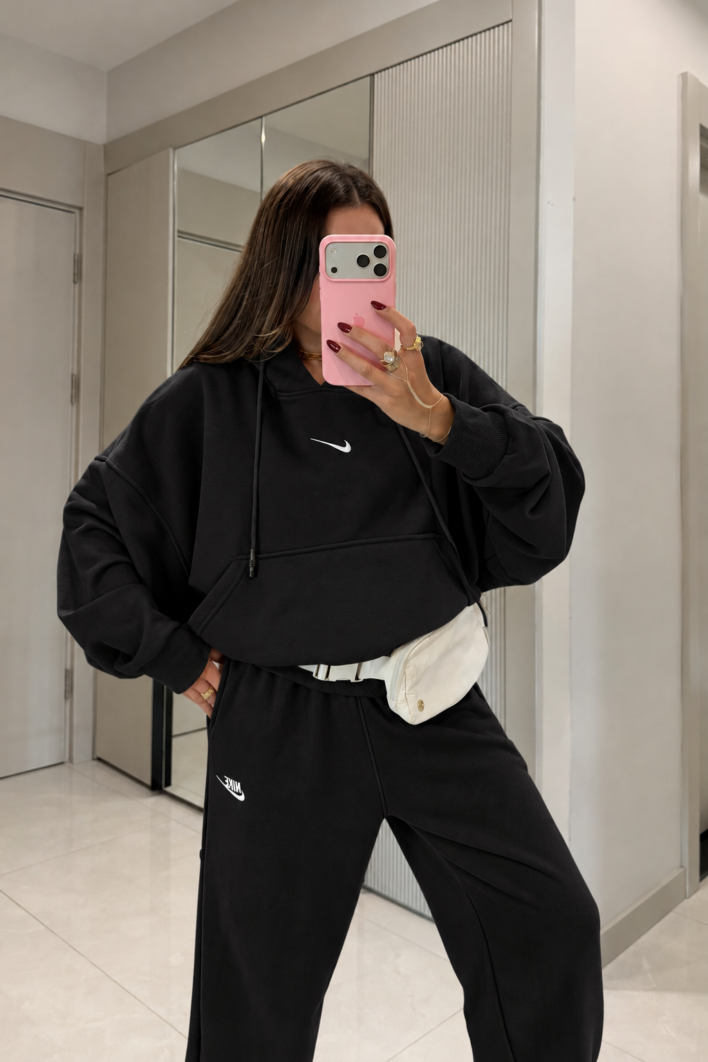 Neuro Oversized Hooded Tracksuit Set — photograph 2