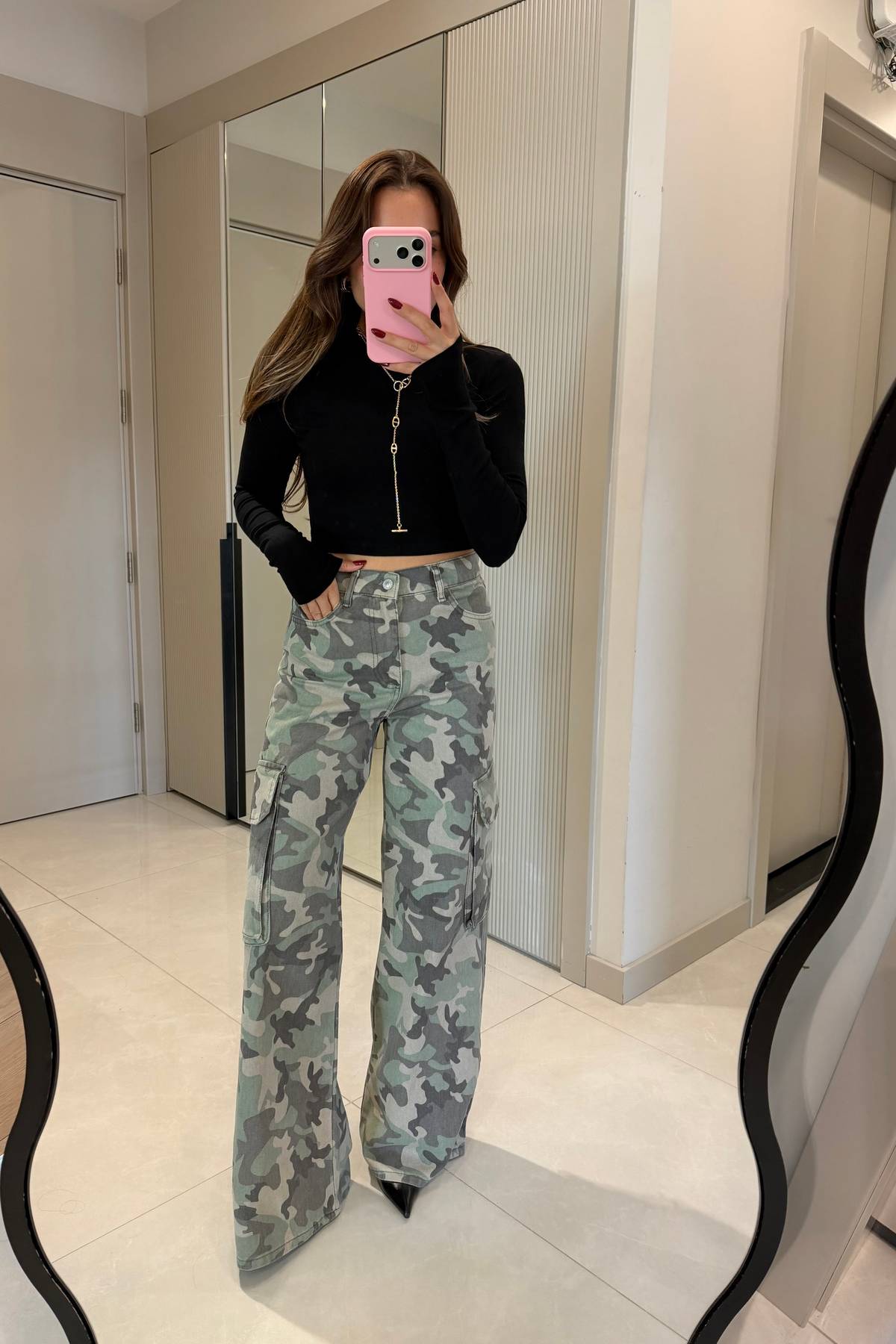Military Light Camouflage Cargo Trousers