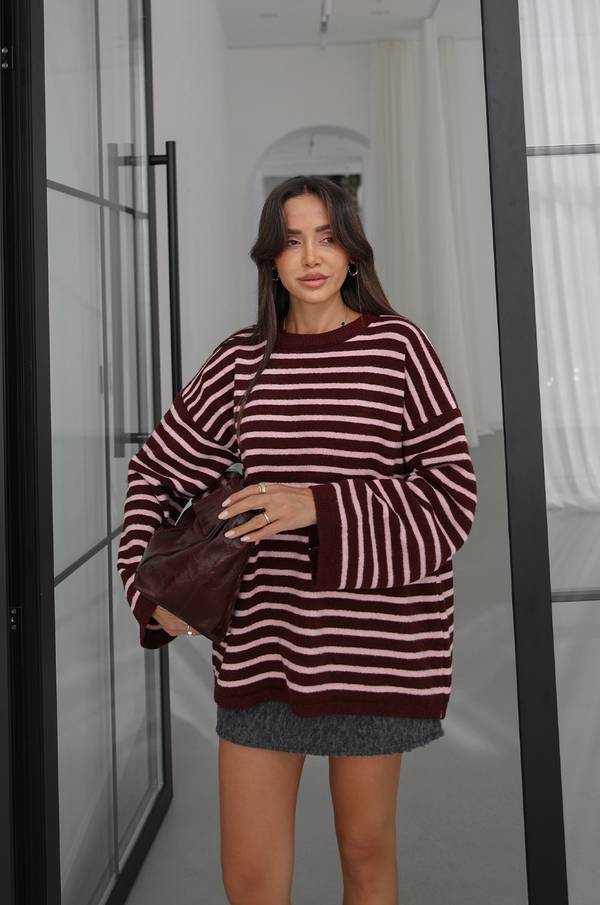 Noyan Oversized Striped Knit Jumper