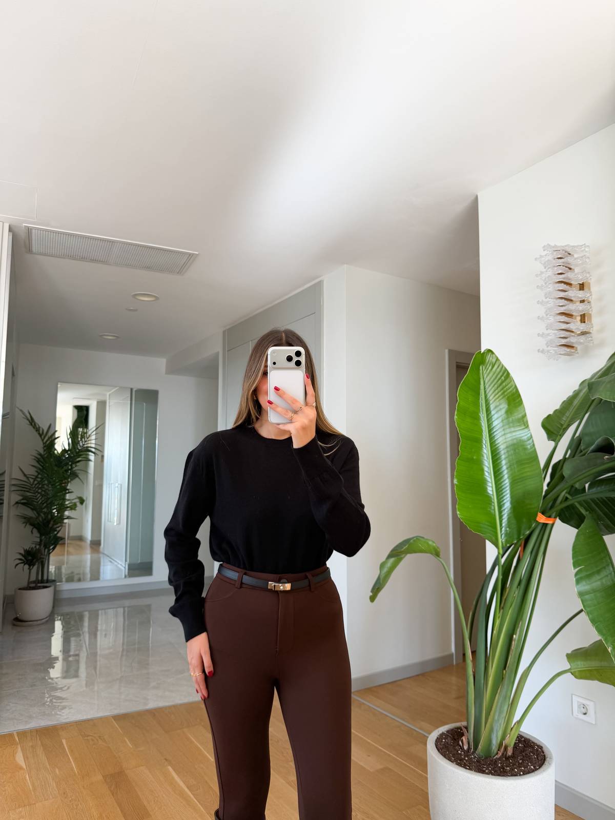 Crew Neck Basic Knit Jumper