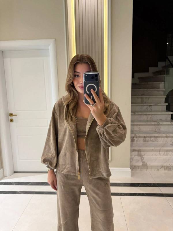 Three Piece Velvet Set