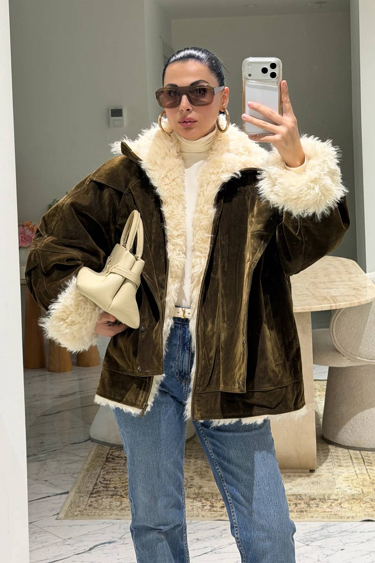 Brown Suede Jacket — photograph 4