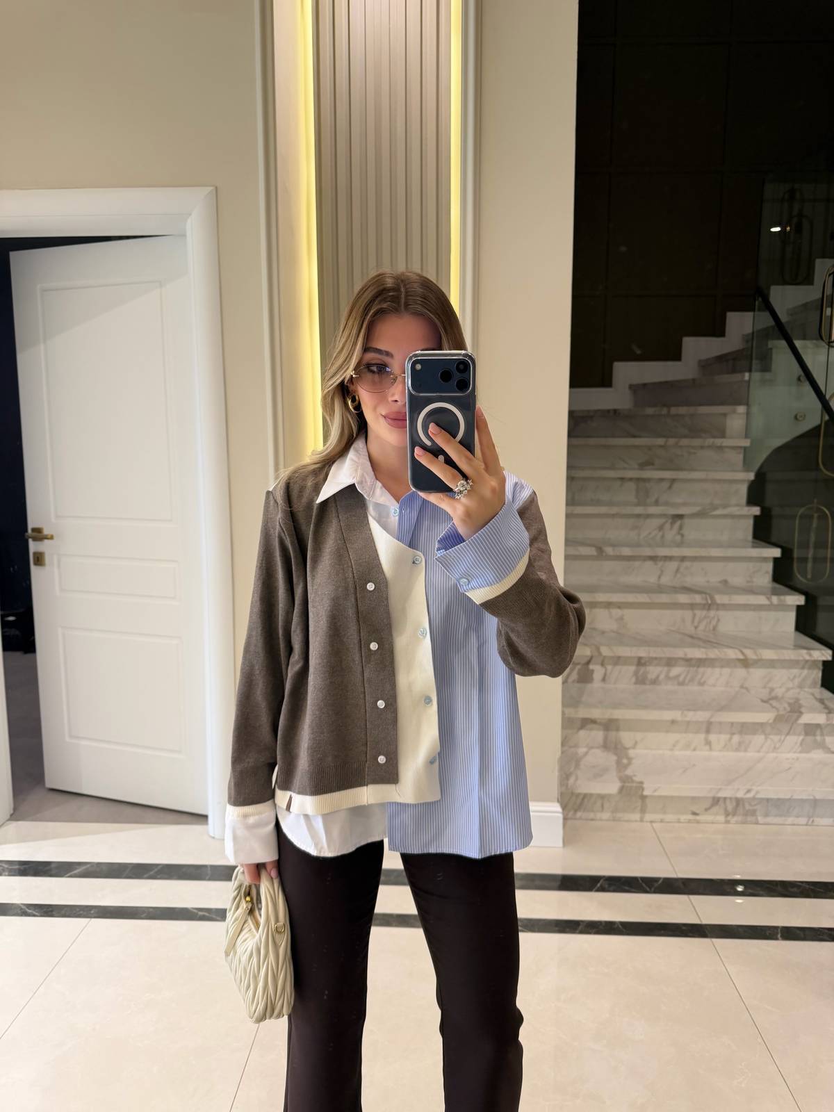 Double Placket Knit Shirt